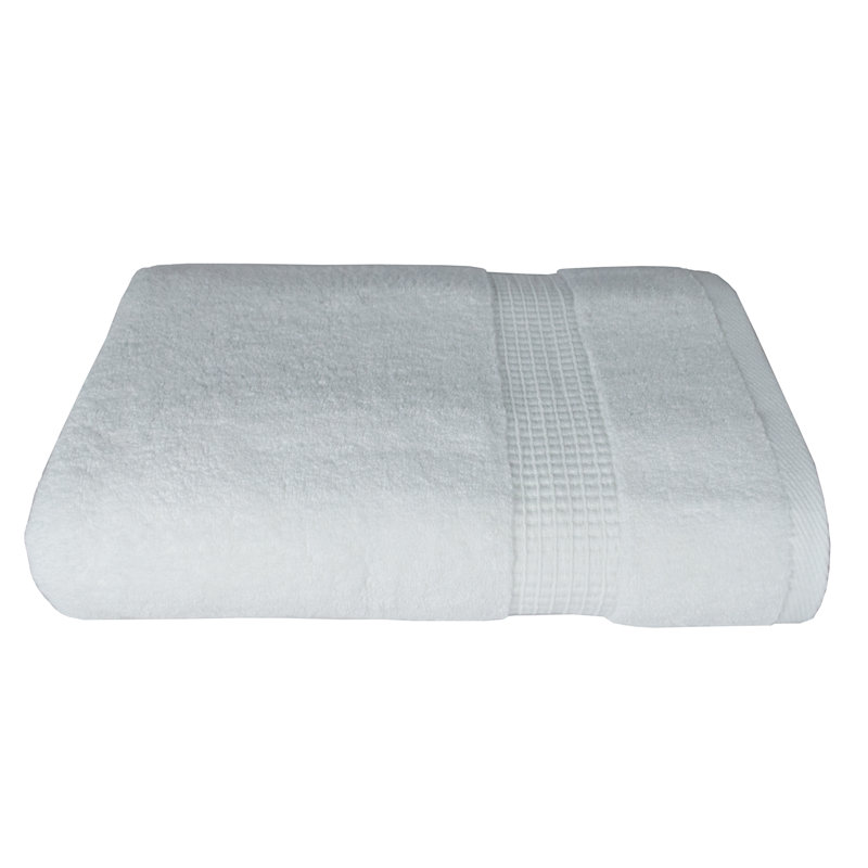 Ensemble de serviettes 100% coton 5 pièces Davidson, Blanc