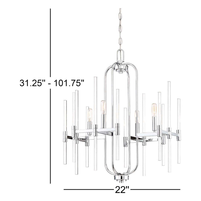 Concepcion 4 - Light Dimmable Geometric Chandelier
