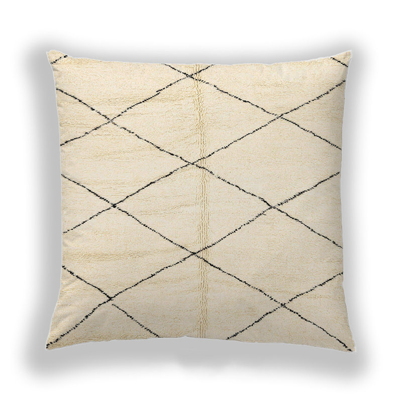 Coussin Abstract 2917, Microsuède