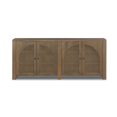 Silfa 78" Wide Mango Solid Wood Sideboard by Birch Lane