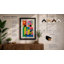 Colour Grid Geometric - Framed Print-1320274350-1320274336