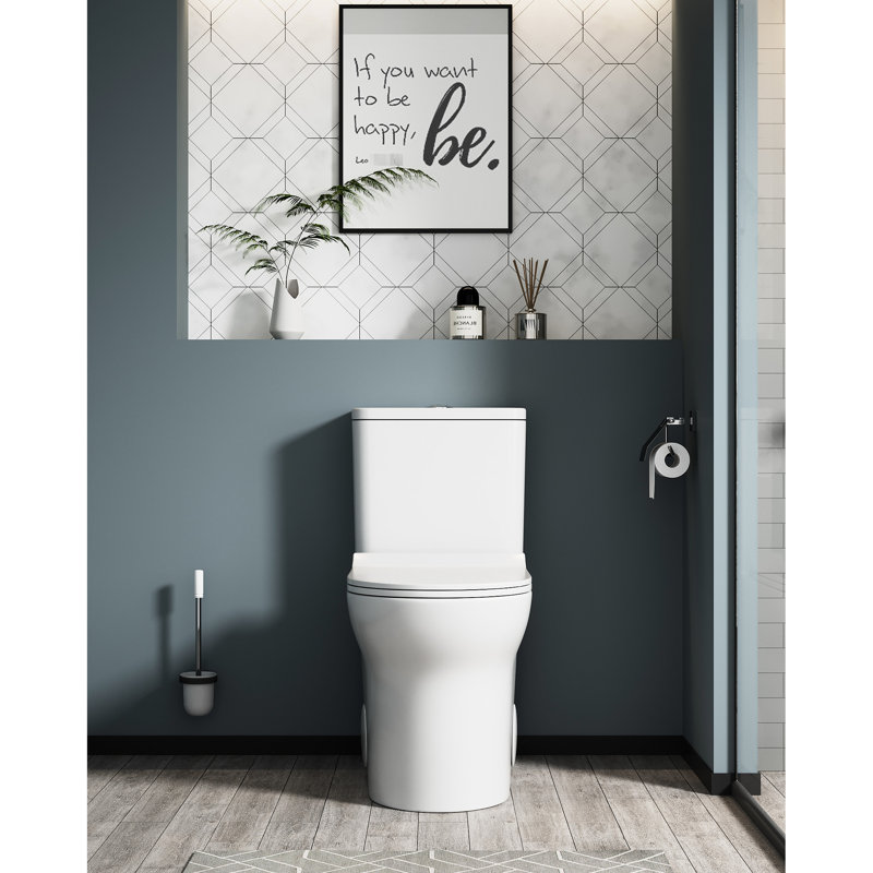 1.1/1.6 Toilet, Ceramic, Elongated, White, Comfortable Height, & Accredited Grade One Ceramic , Package