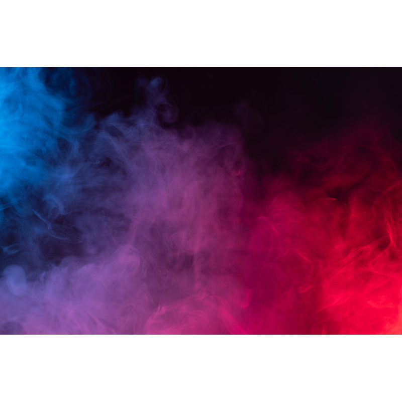 Colour Smoke - Wrapped Canvas Print, 30cm H x 46cm W