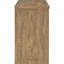 Bar autoportant en bois d'ingénierie avec grille pour bouteilles de vin et rangement pour verres à pied Mango-129987562