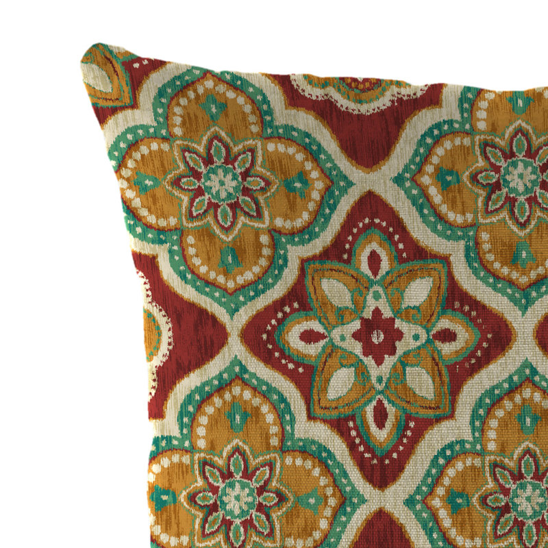 Sunbrella Outdoor Throw Pillow, Adonis Jewel