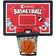 ExacMe Trampoline Basketball Hoop and Ball for Kids, Rectangle Backboard, Red