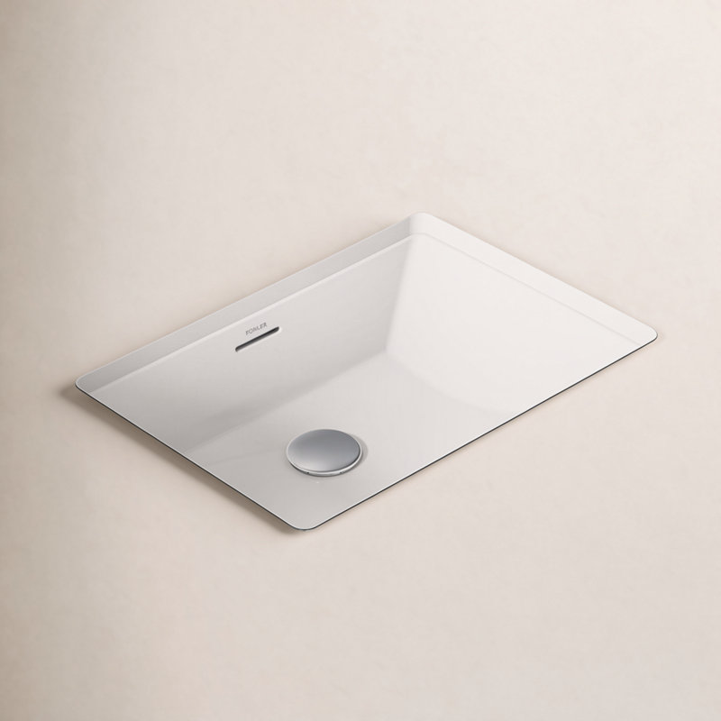 Brazn Rectangle Undermount Bathroom Sink
