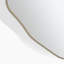 Alcaldes Pebble Shaped Metal Hallway Wall Mirror - Simple Minimalist Abstract Design-1998351025