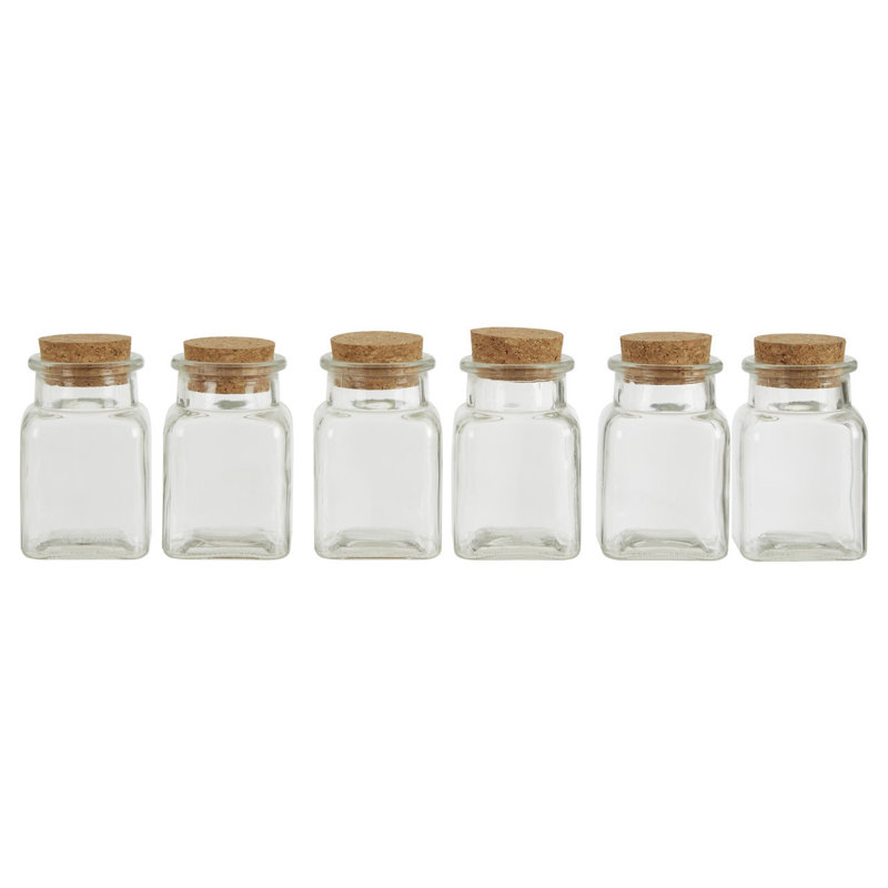 Tromso Glass Jar - Set of 6