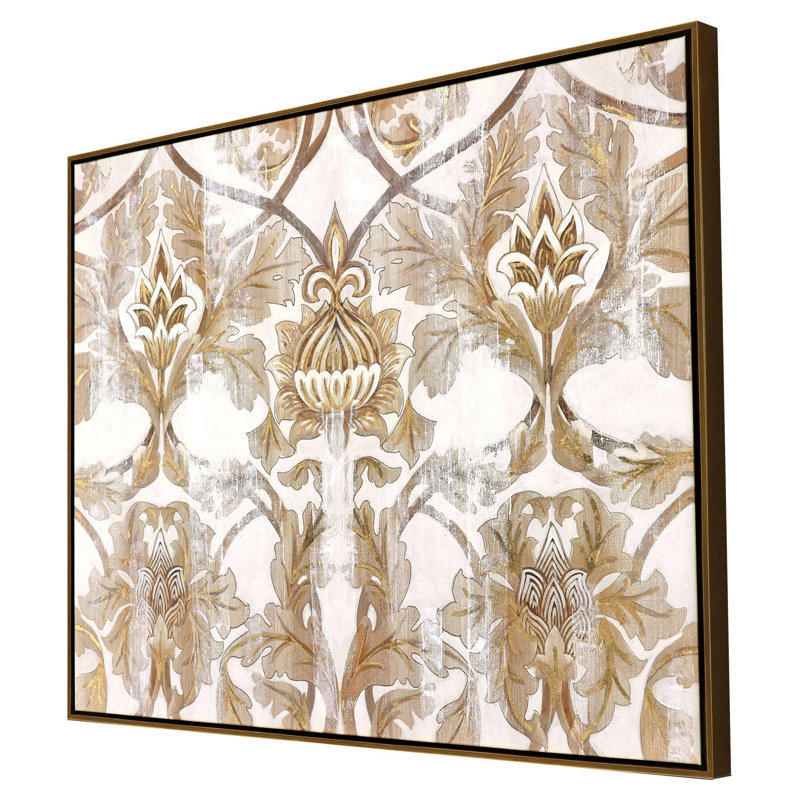 Golden Scroll Print by Jardine