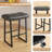 Faux Leather Wide Cushion Bar Stool With Metal Frame-2033878891