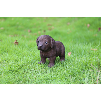 Standing Labrador Puppy Statue