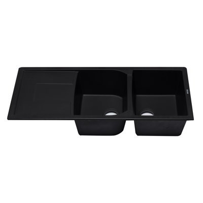 45.69'' L Drop-In Single Bowl Granite Kitchen Sink