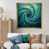 Impression dorée sur toile encadrée