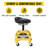 Rolling Garage Stool, 300LBS Capacity, Adjustable Height from 24 in to 28.7