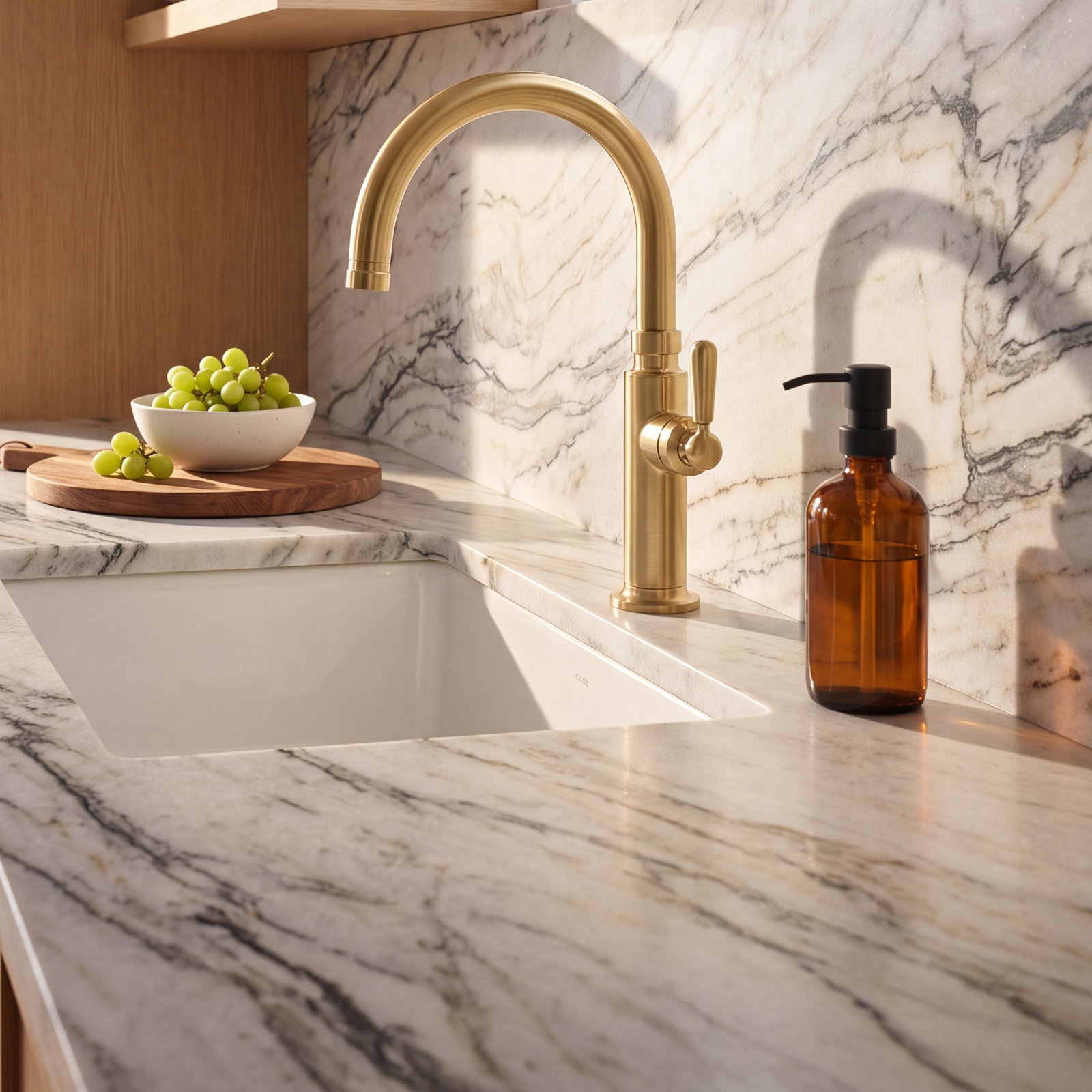 Edalyn Bar Faucet, Vibrant Brushed Moderne Brass