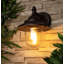 Willbridge Dark Grey 24.7cm H Outdoor Barn Light
