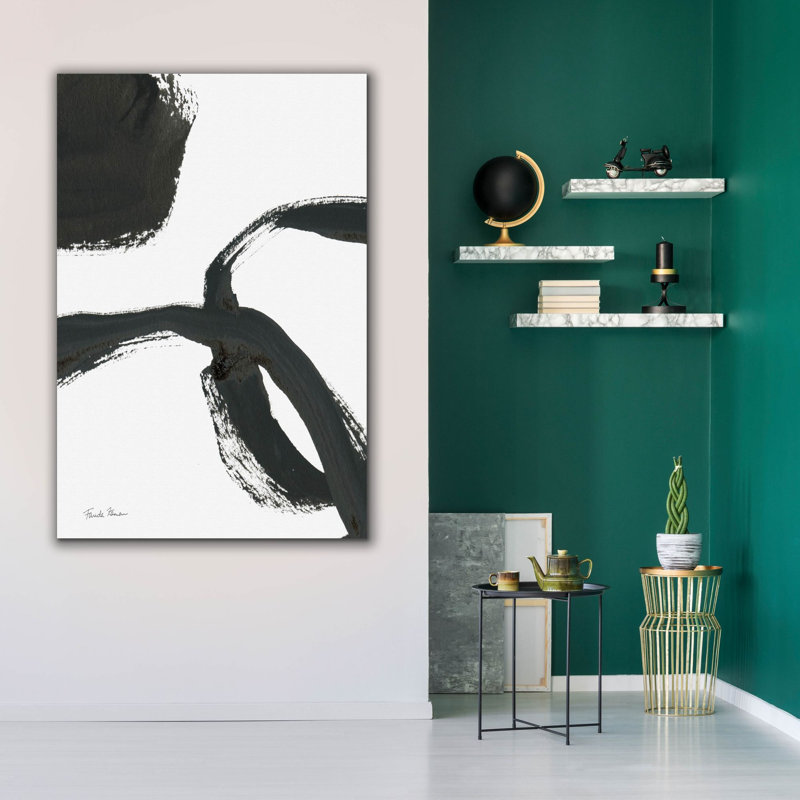  «Inky 5» par Farida Zaman, art mural sur toile, 40 po x 60 po
