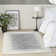 DKNY Grand Street 3'11" x 5'11" Ivory Blue Modern Indoor Rug