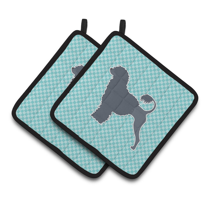 Winston Porter Polyester Potholder, Blue