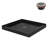 Streamline 36 in. x 36 in. Corner Acrylic Shower Base in Matte Black with Center Drain, Drain Included-118934354