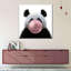 Impression sur toile Panda Bubble Gum-1030594089
