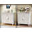 Jozhiel 31.7" Wide Decorative Accent Storage Cabinet with 2 Doors-1304578426