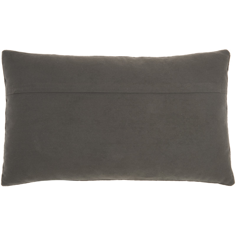 Sequined Throw Pillow, Dark Gray