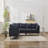L Shaped Sectional Sofa (Gray)
