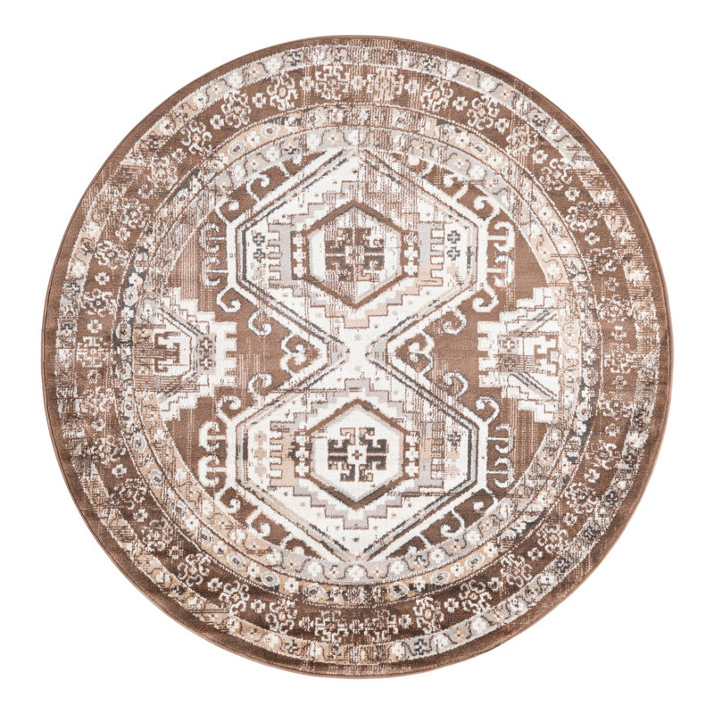 Charlotte Oriental Indoor Rug, Round 5'3"