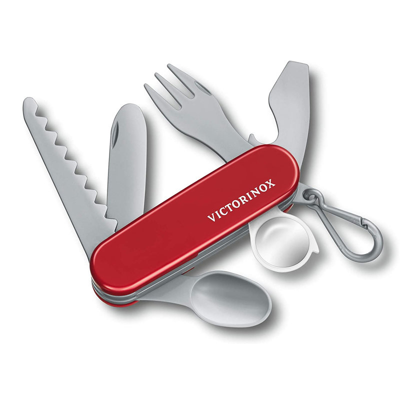 Theo Klein 2639 Kids Childrens Toy Victorinox Plastic Swiss Army Knife, Red