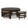 Raffles Rattan Cocktail Table with Benches