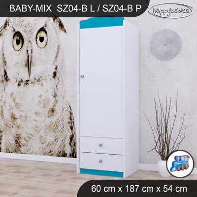 Choo-choo 1 Door Wardrobe