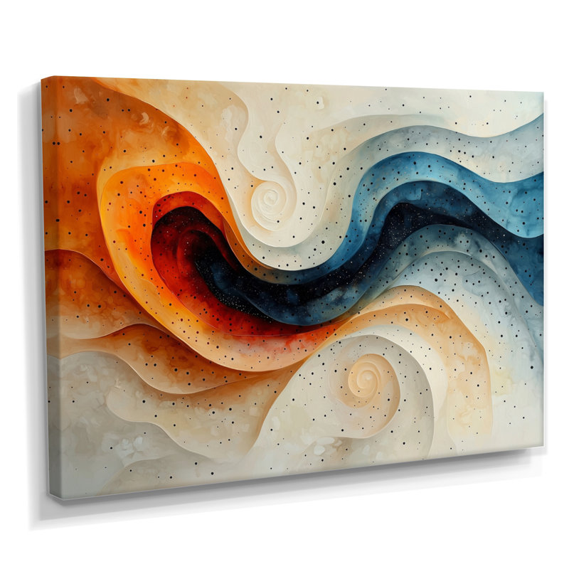 Marquart - Abstract Large Wall Art, H 24 po x l 32 po, Toile tendue sur cadre, Ne s’applique pas