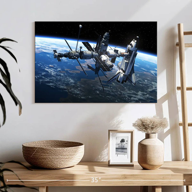 Oberle Space Station, 16" H x 24" W