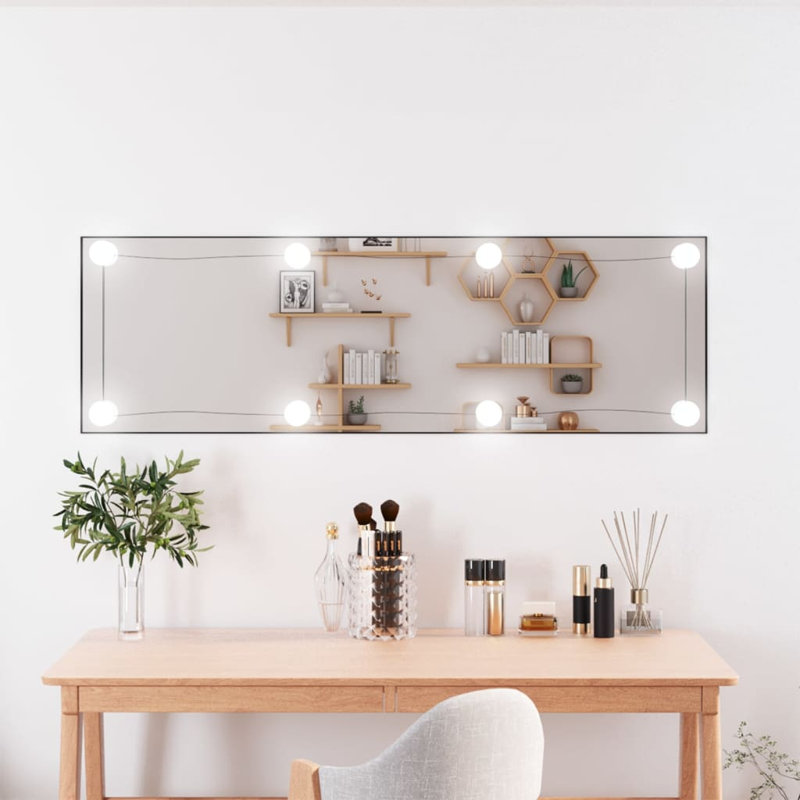 Lashaundria Flat Mirror, 100cm H x 30cm W