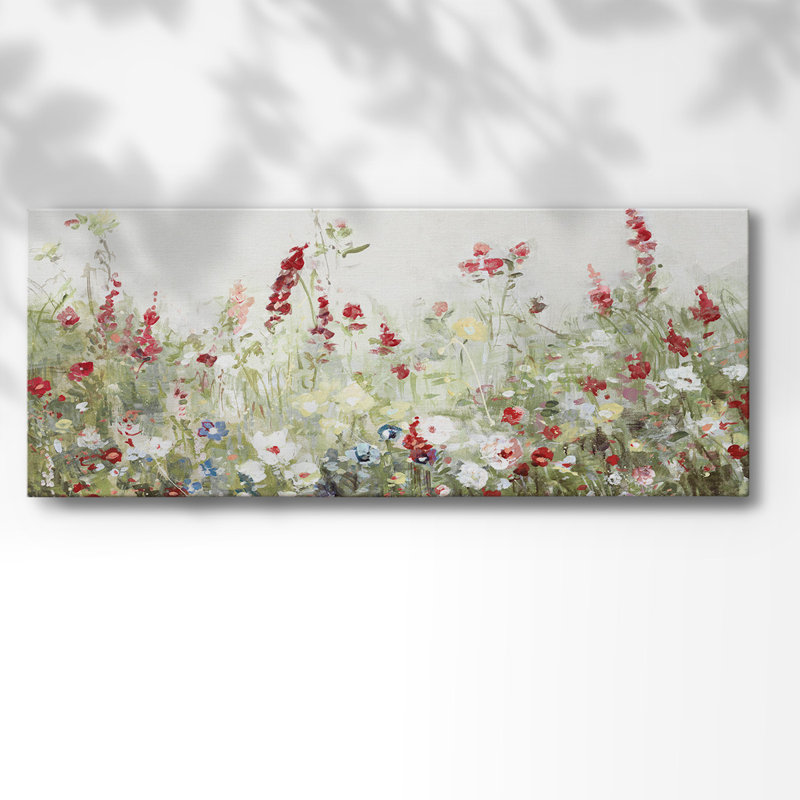 Sweet Spring Meadow sur toile, H 20 po x l 50 po x P 1,5 po
