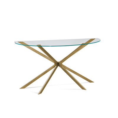 Marina 52" Console Table with Glass Top