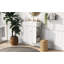 Meuble-lavabo flottant moderne de 21,6 po avec lavabo en céramique - parfait pour les petites salles de bain, rangement à droite