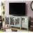Versatile Console Cabinet With Multiple Shelves And Sturdy Construction