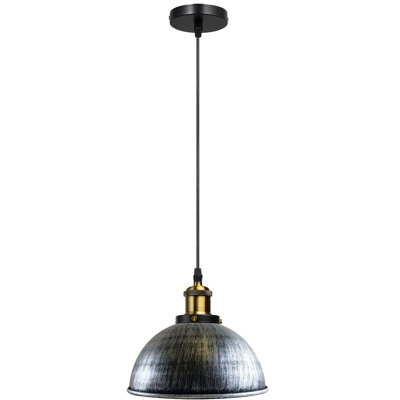 Arroyo 1 - Light Black Dome Pendant