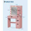 Dressing Table with Mirror-1815724740