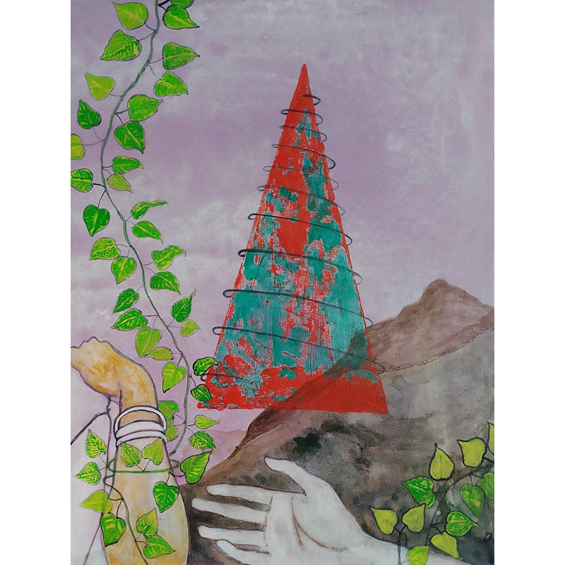 Infinite Desires | Acrylique sur toile | Par Chinmoy Pandit