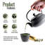 Besto 0.8ml Solid Colour Teapot