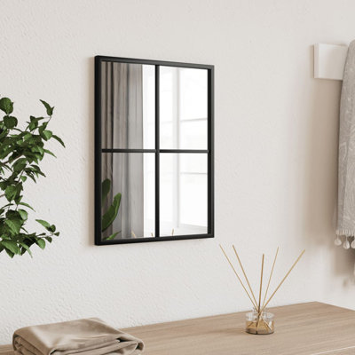 Mikayia Rectangular Metal Wall Mirror