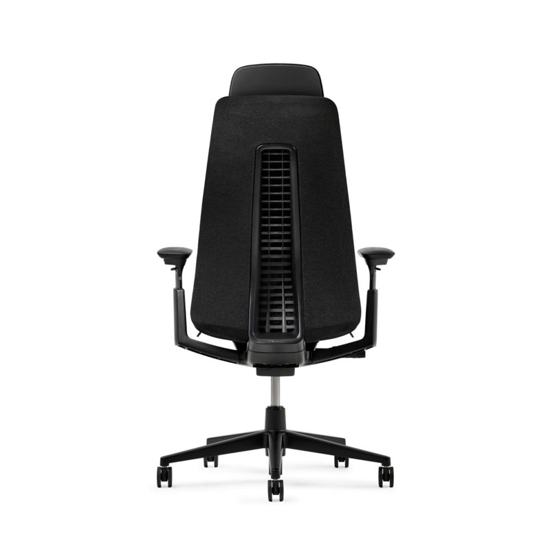 Haworth Fern Mesh Task Chair, Coal, No