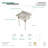 Kingston Brass Templeton 30-Inch Carrara Marble Vanity Top with Clear Acrylic Legs (8-Inch, 3-Hole)-30370038