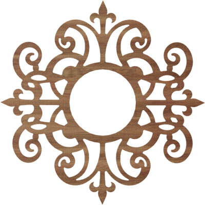 Médaillon de plafond en bois Dijon