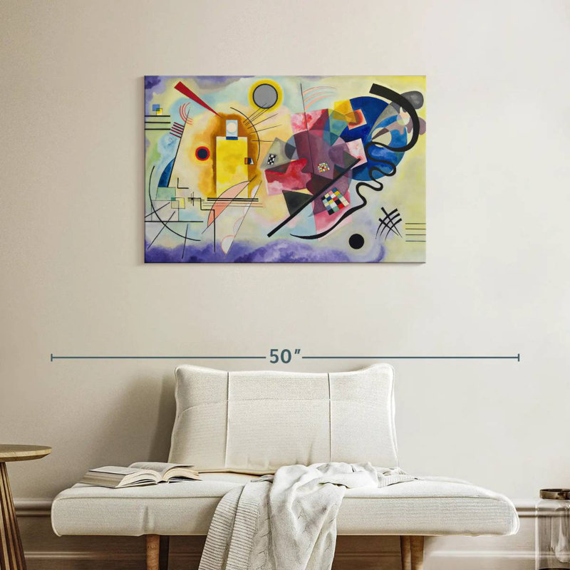 Avery Yellow-Red-Blue, 24" H x 36" W