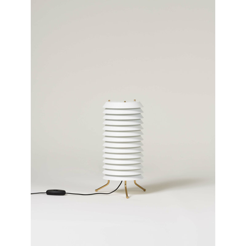 Metal Novelty Lamp, White